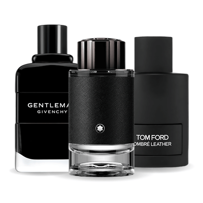 PACK 3 PARFUMES: TOM FORD OMBRE LEATHER, GIVENCHY GENTLEMAN, MONTBLANC EXPLORER 100ML